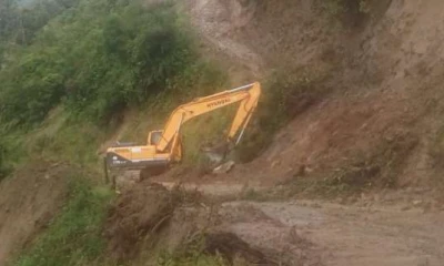 Trabajos. Maquinaria de Obras Públicas y de los municipios están en la zona. Foto: La Hora