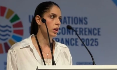 La viceministra del Ambiente, Daniela Limongi, participó en la Tercera Conferencia de los Océanos de las Naciones Unidas / Foto: cortesía MAATE