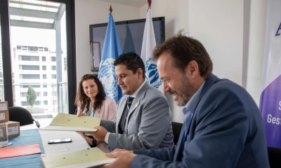 La donación fortalecerá la capacidad e infraestructura de comunicación para enfrentar las emergencias en todo el país / Foto: cortesía Acnur