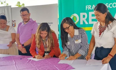 El MIES firmó 12 convenios con GADs de Orellana / Foto: cortesía MIES