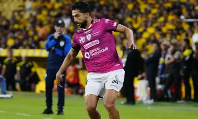 El delantero colombiano Jeison Medina anotó 3 goles ante Barcelona / Foto: cortesía Independiente del Valle