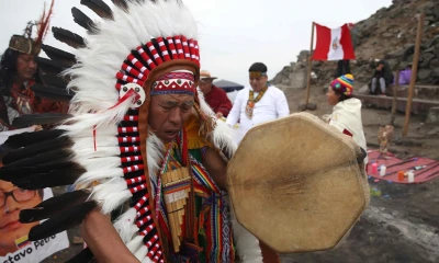 Este hecho generó la airada reacción de las autoridades en el lugar, donde abundan las banderas peruanas, y su movilización hacia la isla/ Foto: cortesía