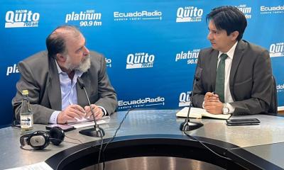 Falconí detalló que podría elevarse a unos 140 millones de dólares en función de ciertas variables en su construcción / Foto: cortesía Ministerio de Economía