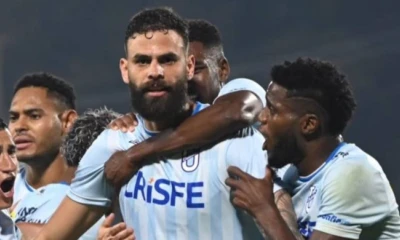 El defensa venezolano, John Chancellor, anotó el gol de Universidad Católica / Foto: cortesía ESPN Ecuador