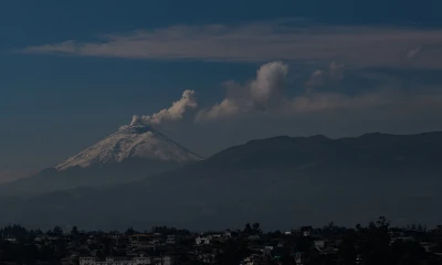 La ceniza cayó en los cantones Quito, Mejía y Rumiñahui de la provincia andina de Pichincha, cuya capital es Quito / Foto: EFE