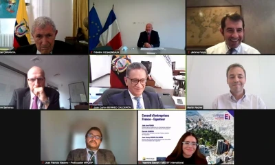 En el foro “Ecuador y Francia al Encuentro” se promocionaron 3 sectores / Foto: cortesía Ministerio de Energía