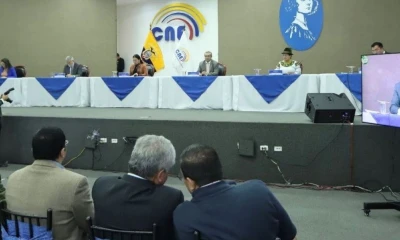 Los consejeros electorales clausuraron la Audiencia Pública Nacional de Escrutinio / Foto: cortesía CNE