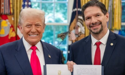 La ceremonia tuvo lugar en la Casa Blanca con el presidente de EE.UU., Donald Trump./ Foto: cortesía