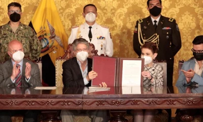 Alexandra Vela reemplaza a César Monge en el ministerio de Gobierno / Foto: cortesía Presidencia