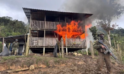  La operación habría provocado pérdidas económicas cercanas a los 120.000 dólares para la estructura delictiva / Foto: cortesía Ejército Ecuatoriano