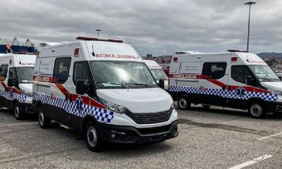 En total son 186 ambulancias que llegarán al país hasta diciembre 2023 / Foto: cortesía Ministerio de Salud