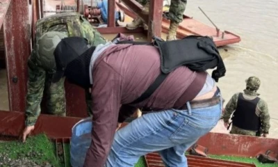 El operativo se llevó a cabo en el sector del río Nangaritza / Foto: cortesía Ejército ecuatoriano