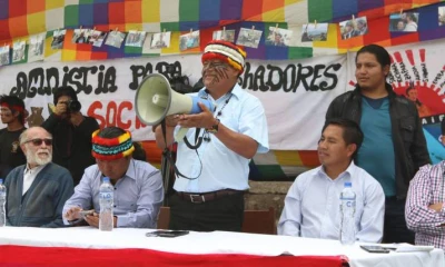 La Conaie reunida en el sur de Quito el pasado 10 de diciembre de 2017. Foto: Expreso