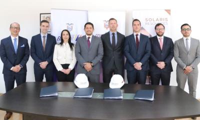 El viceministro de Minas, Diego Ocampo, fue el testigo de honor / Foto: cortesía Enami