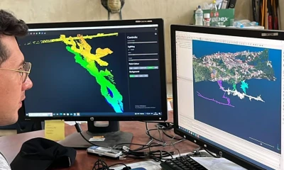 El sistema de escaneo láser (LIDAR) determina la posición del objeto observado, con alta precisión / Foto: IIGE