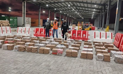 El puerto de Guayaquil está considerado como uno de los mayores puntos de salida de droga de Suramérica hacia Estados Unidos y Europa / Foto: cortesía Policía Nacional
