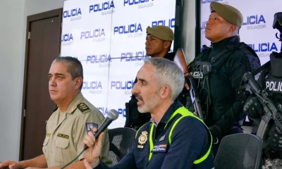 Las policías de Ecuador y España detuvieron a 30 personas por su presunta vinculación con narcotráfico y el lavado de dinero/ Foto: cortesía Policía Nacional