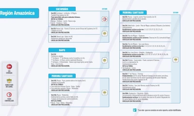  El Ministerio de Obras Públicas informa el estado de las vías de la Amazonía / Foto: cortesía MTOP 