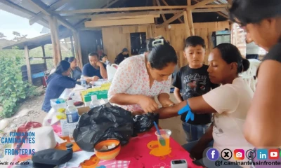 Uno de los aspectos a destacar fue la entrega gratuita de medicamentos y suplementos nutricionales esenciales / Foto: cortesía Fundación Caminantes sin Fronteras