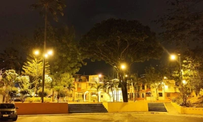 Fotografía del parque El Mirador, en la Urbanización Banco Ecuatoriano de la Vivienda en Mapasingue Este. Municipalidad de Guayaquil, 2021.