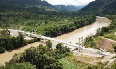 Lundin Gold inauguró puente sobre el río Zamora/ Foto: Lundin Gold