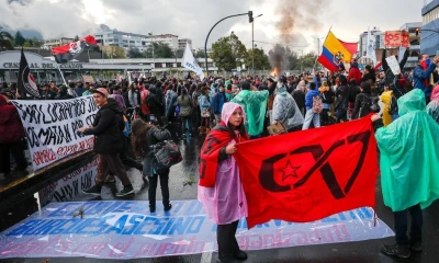 Marlon Vargas advirtió que las protestas podrían radicalizarse a tal punto de tomarse Quito si "no hace caso" a las demandas / Foto: EFE