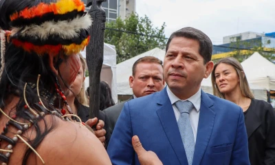 El ministro de Agricultura y Ganadería, Danilo Palacios, lideró la reunión con los prefectos / Foto: cortesia Danilo Palacios