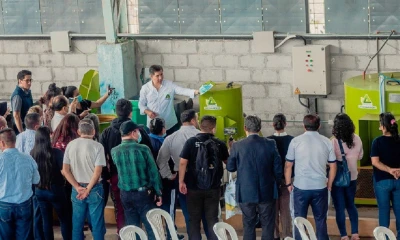Yantzaza fabrica madera de plástico reciclado / Foto: cortesía Alcaldía Zamora