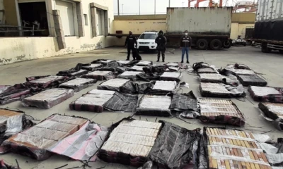 Policía incauta de unas cinco toneladas de cocaína en Guayas / Foto: cortesía Policia Nacional