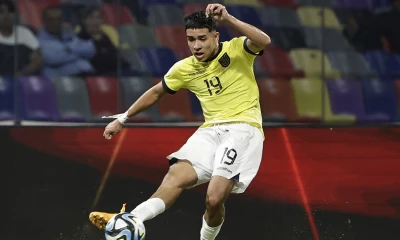 Páez debutó este año en la primera división de Ecuador y en la actual Copa Libertadores con el Independiente del Valle, con apenas 15 años / Foto: EFE