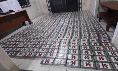 La Policía incautó más de 1,1 toneladas de cocaína con destino a Europa /  Foto: Cortesía Policía Nacional