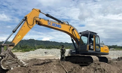 De acuerdo con las Fuerzas Armadas, el valor de la maquinaria decomisada asciende a aproximadamente USD 896.000 / Foto: cortesía Ejército Ecuatoriano