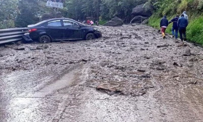 Autoridades confirman desaparecidos tras deslizamientos en la vía Loja-Zamora / Foto: cortesía ECU-911