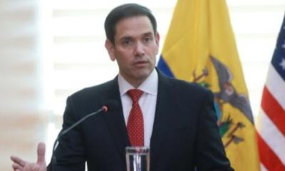 Marco Rubio mantendrá un encuentro en Quito con el presidente Daniel Noboa / Foto: cortesía