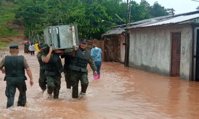 El INAHMI anunció la continuación de las lluvias en la región amazónica / Foto: cortesía Ejército 