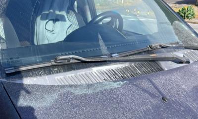 Según relataron los habitantes, el material volcánico se percibió de manera muy ligera / Foto: cortesía Instituto Geofísico