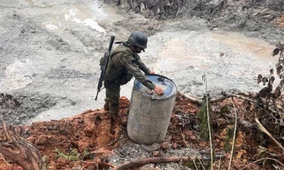 La colaboración se ha forjado ante la creciente contaminación de ríos y la destrucción de bosques / Foto: cortesía FF.AA.