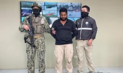 ‘Negro Barrei’ fue capturado en una camaronera / Foto: cortesía 