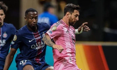 Willian Pacho mantuvo un duelo cerrado con Lionel Messi / Foto: cortesía William Pacho