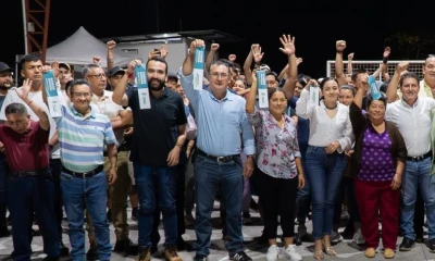 El proyecto contempló la instalación de 31 postes de 12 metros de altura / Foto: cortesía Municipio de Morona