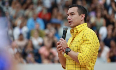 Según Noboa, en el último año y medio también se registra un incremento del 25 % en los depósitos de los bancos / Foto: cortesía Presidencia 