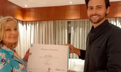 Bo Derek es nombrada embajadora turística de Ecuador/ Foto: EFE