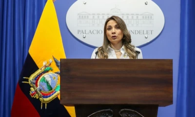Carolina Jaramillo se estrenó como vocera del Gobierno de Daniel Noboa / Foto: EFE