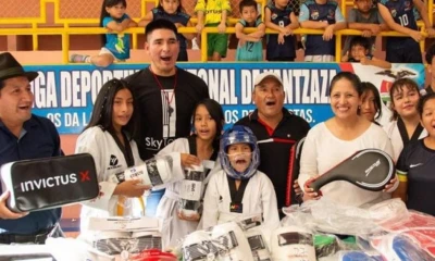 Se firmaron 8 convenios que beneficiarán a 670 deportistas de los ocho cantones./ Foto: cortesía Prefectura de Zamora