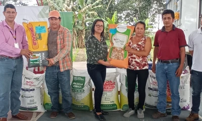 La entrega se hizo través del proyecto nacional de semillas y agrocadenas estratégicas, con una inversión de $ 35.600 / Foto: cortesía ministerio de Agricultura
