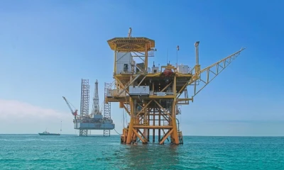 El Campo Amistad, situado en el Golfo de Guayaquil, es la principal fuente de gas natural del país / Foto: cortesía Petroecuador