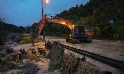 Habitantes afirman que la prioridad parece estar centrada en reactivar el transporte petrolero antes que la circulación ciudadana / Foto: cortesía MTOP