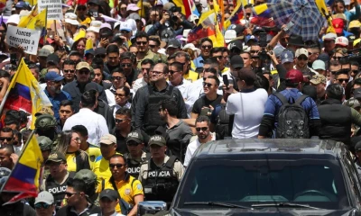 Durante la manifestación algunos de los ministros se pronunciaron en contra del tribunal constitucional / Foto: EFE