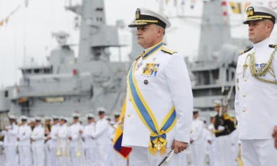Pablo Caicedo es el nuevo comandante general de la Armada / Foto: cortesía Presidencia