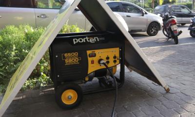 En Lago Agrio es común ver generadores afuera de los almacenes y restaurantes / Foto: El Oriente